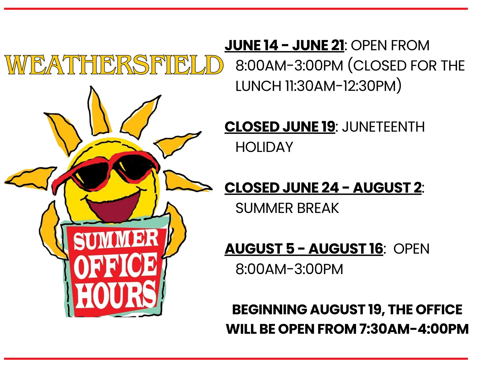  Summer Office Hours 2025